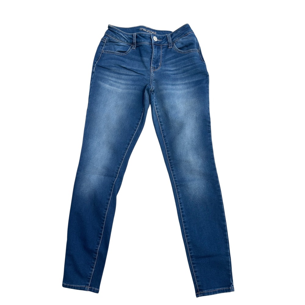 Maurices Womens Blue Wash Skinny Jeggings XS Regular Stretch